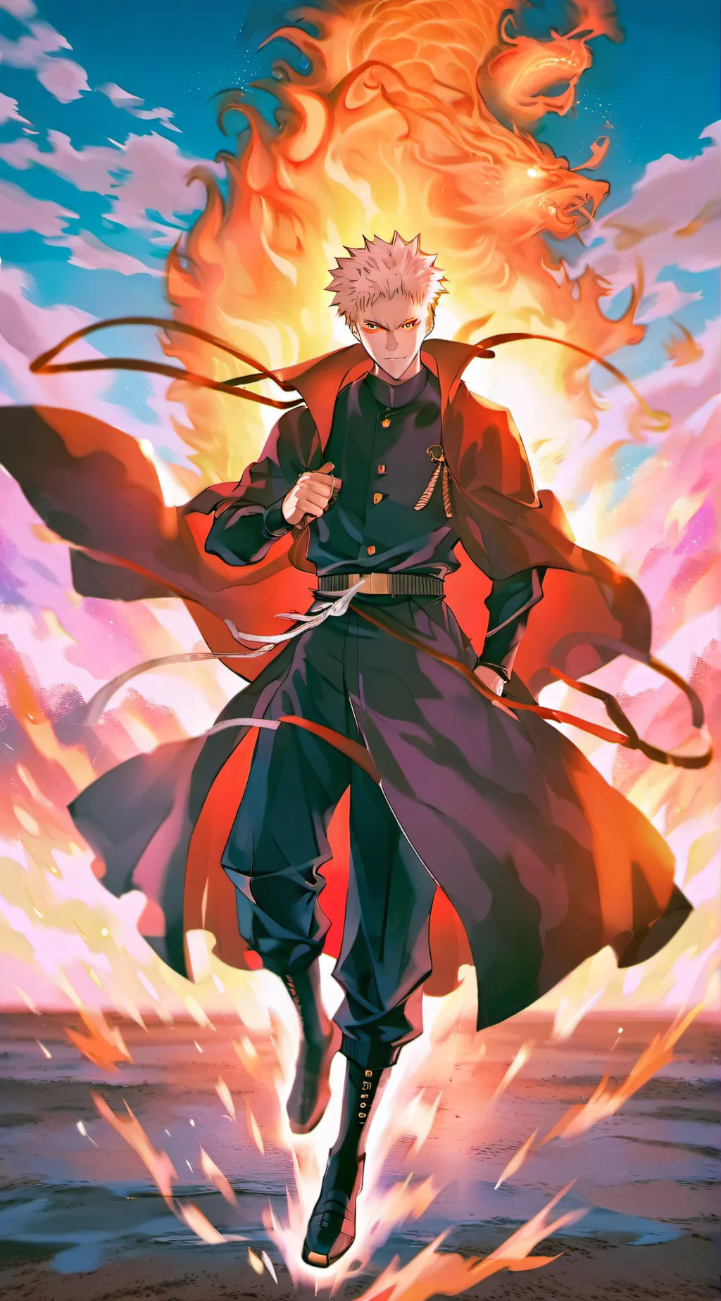 ai character: JJK field trip background