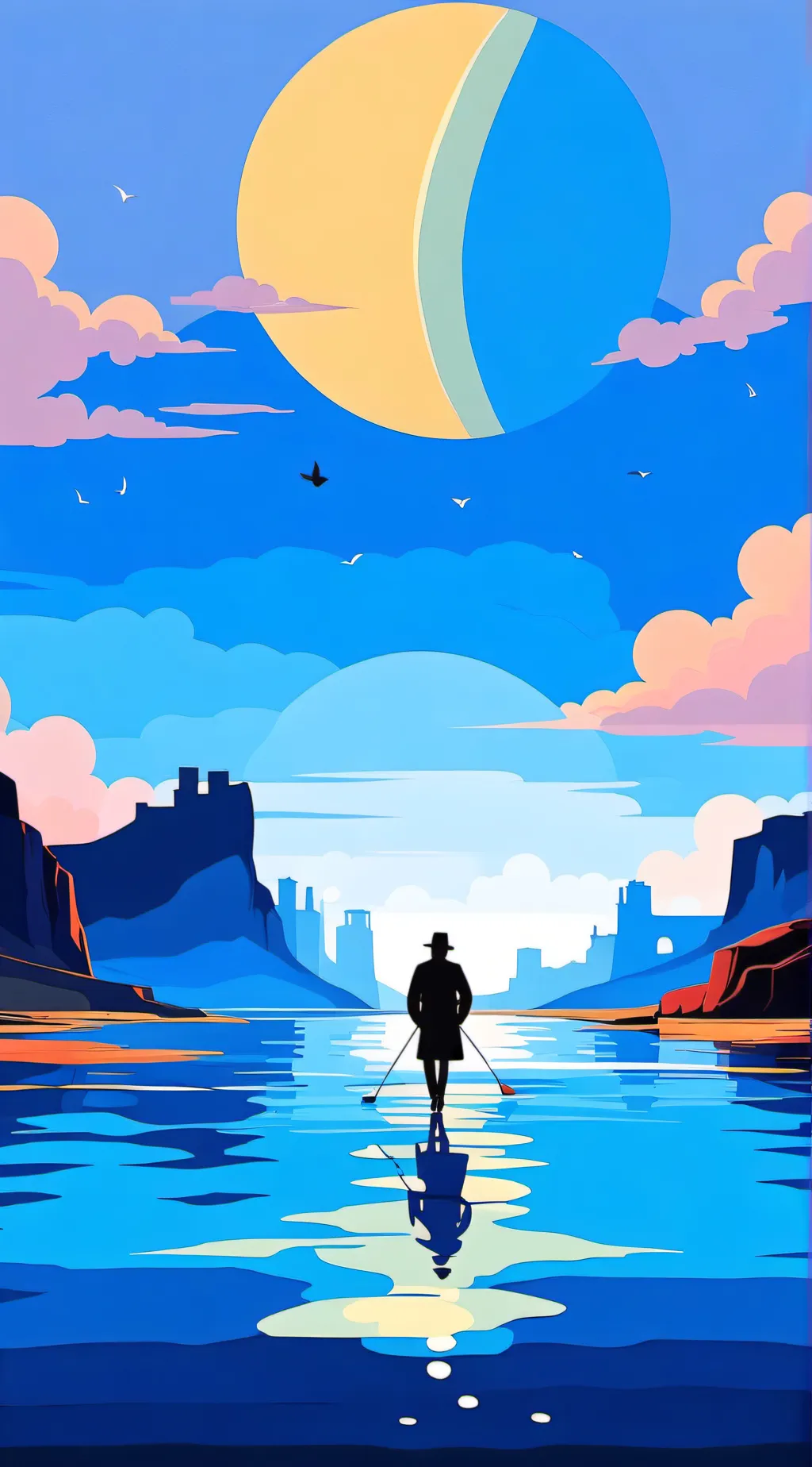 ai character: clucky among Us background