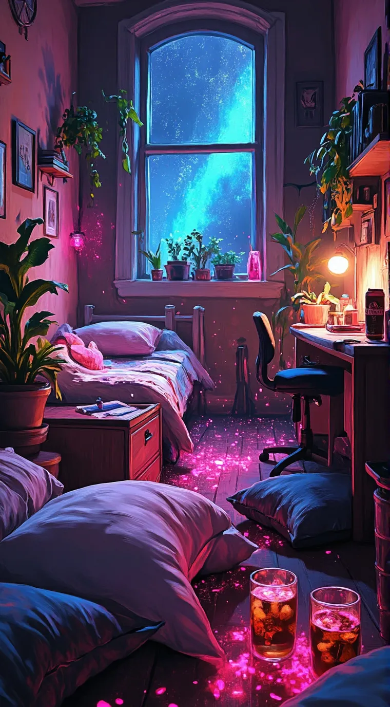 ai character: MHA - Game Night background