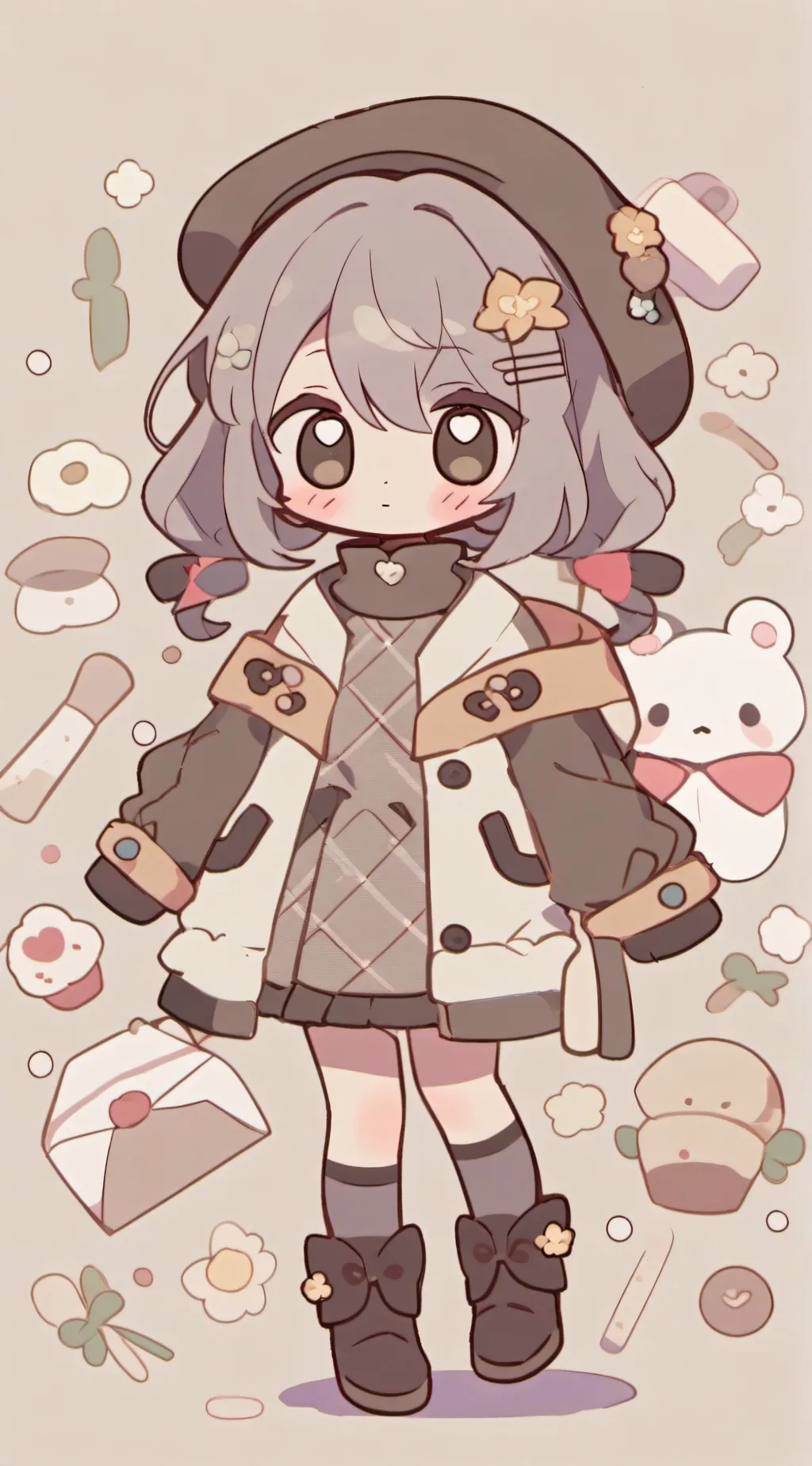 ai character: twin background