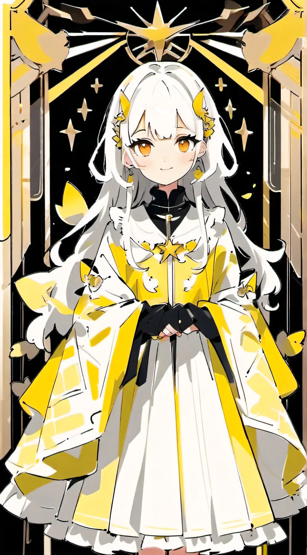 ai character: sunny Ashley  background