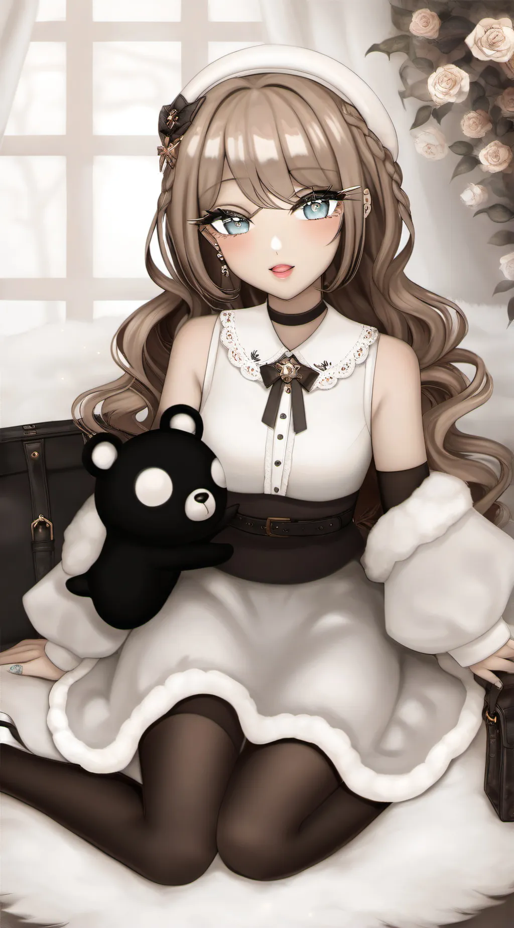 ai character: Veronica  background