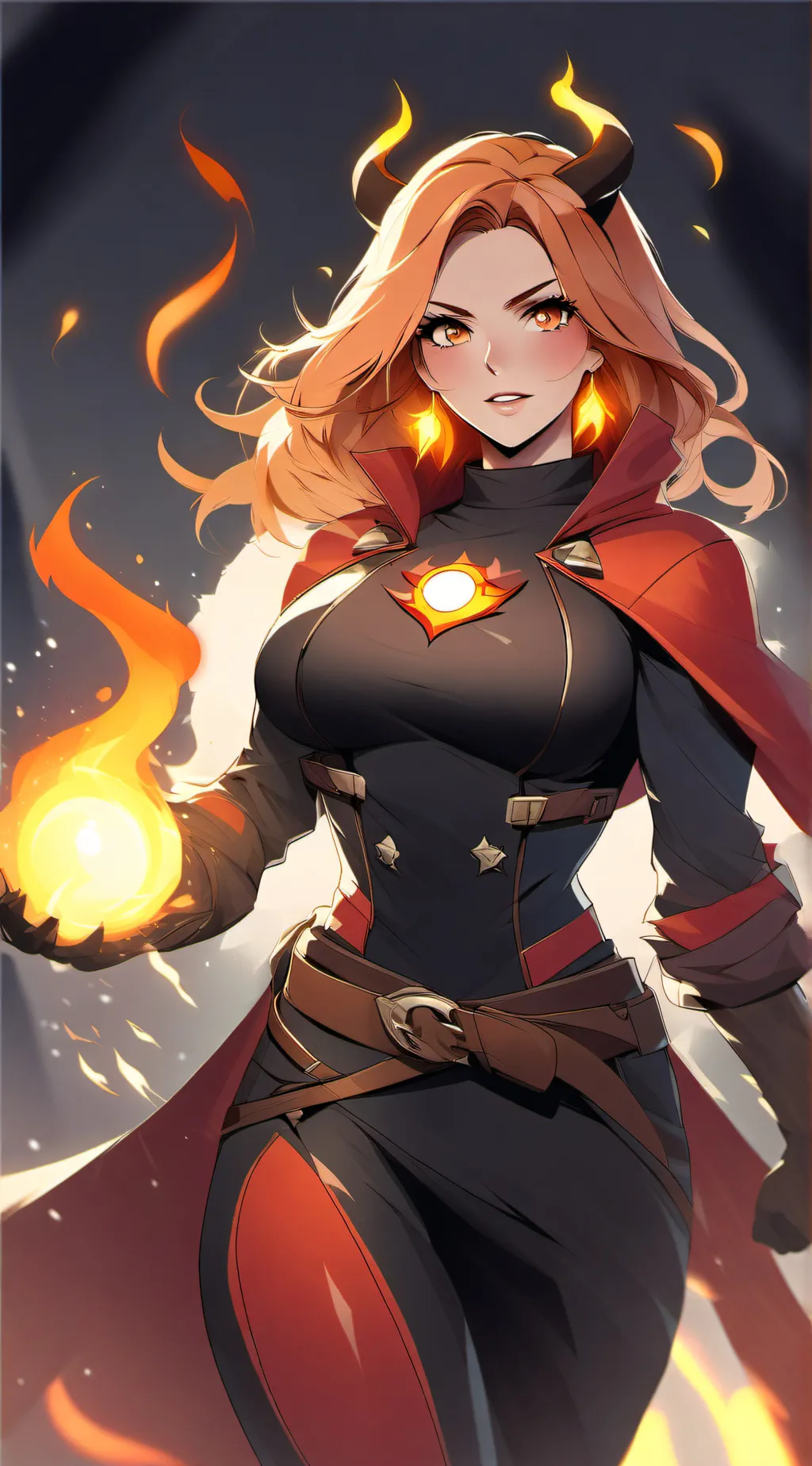 ai character: Aurora Blaze background