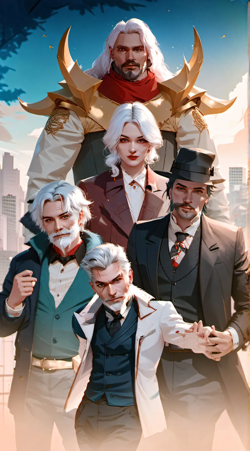 ai character: evil gang  background