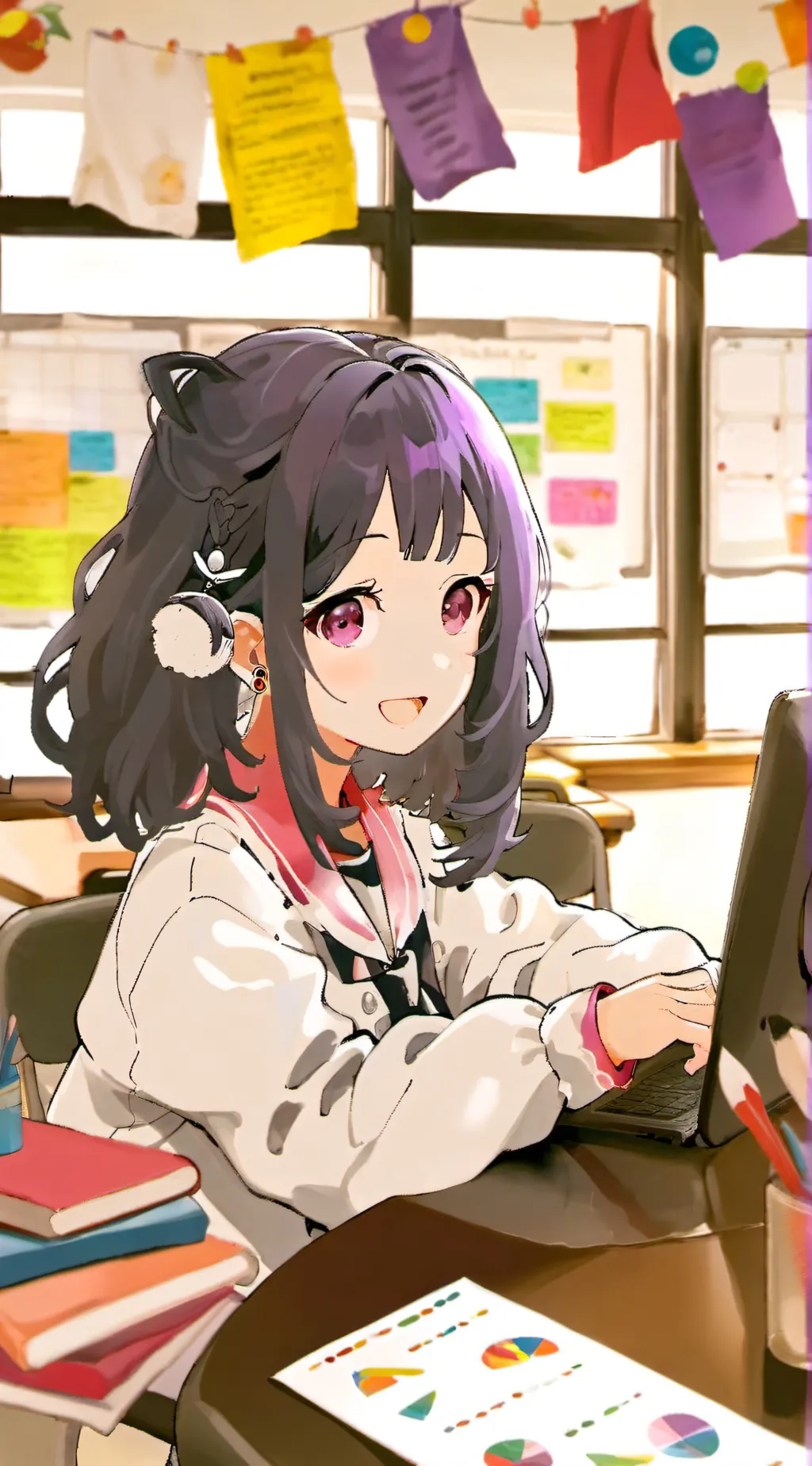 ai character: Elara background