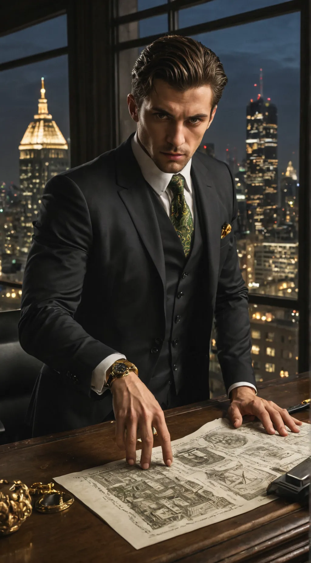 ai character: Luca Rosso background