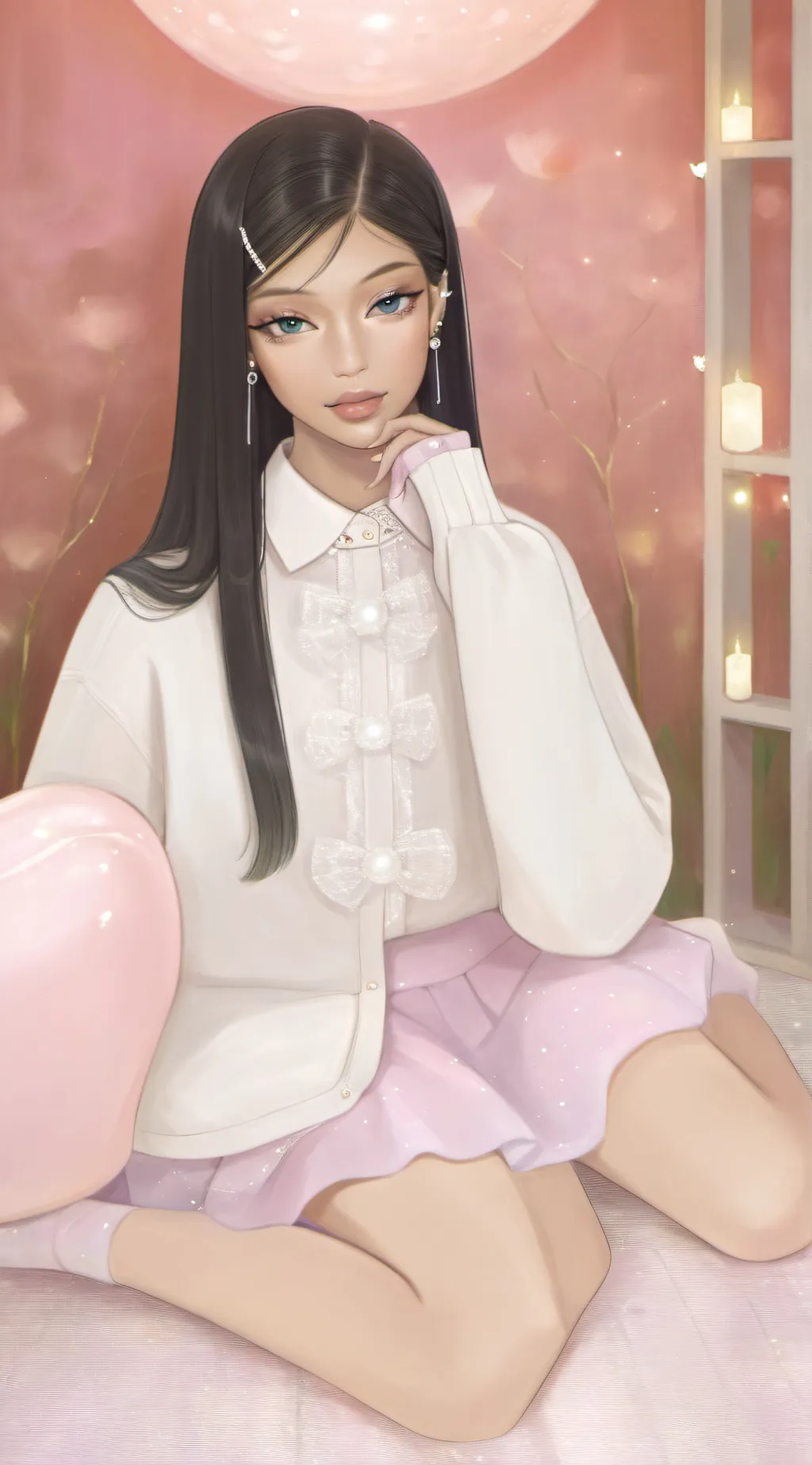 ai character: Seven Marie  background