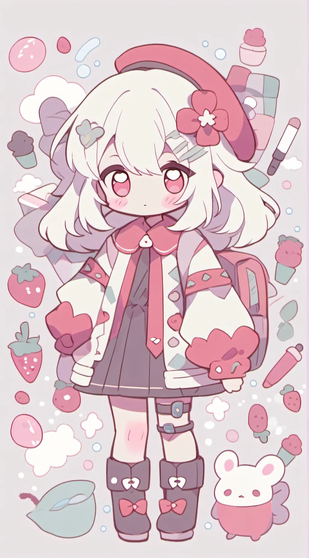 ai character: Kiss count background