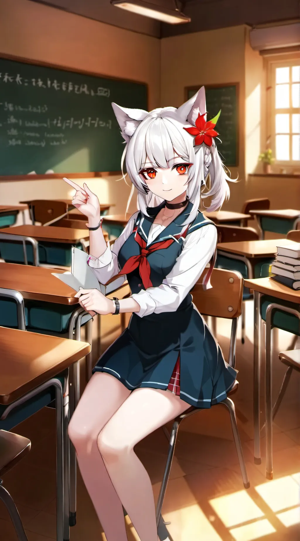 ai character: mica background