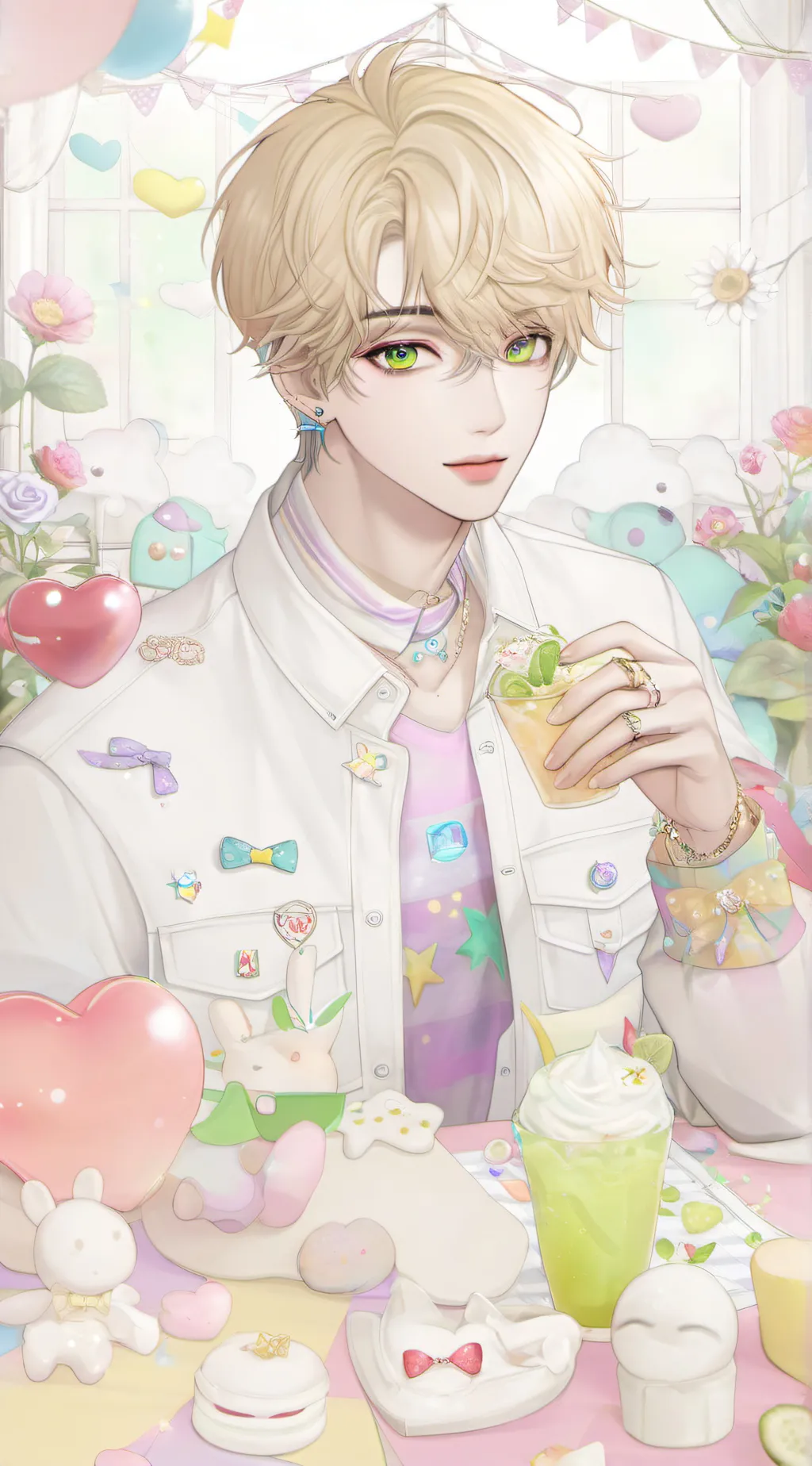 ai character: Rin background