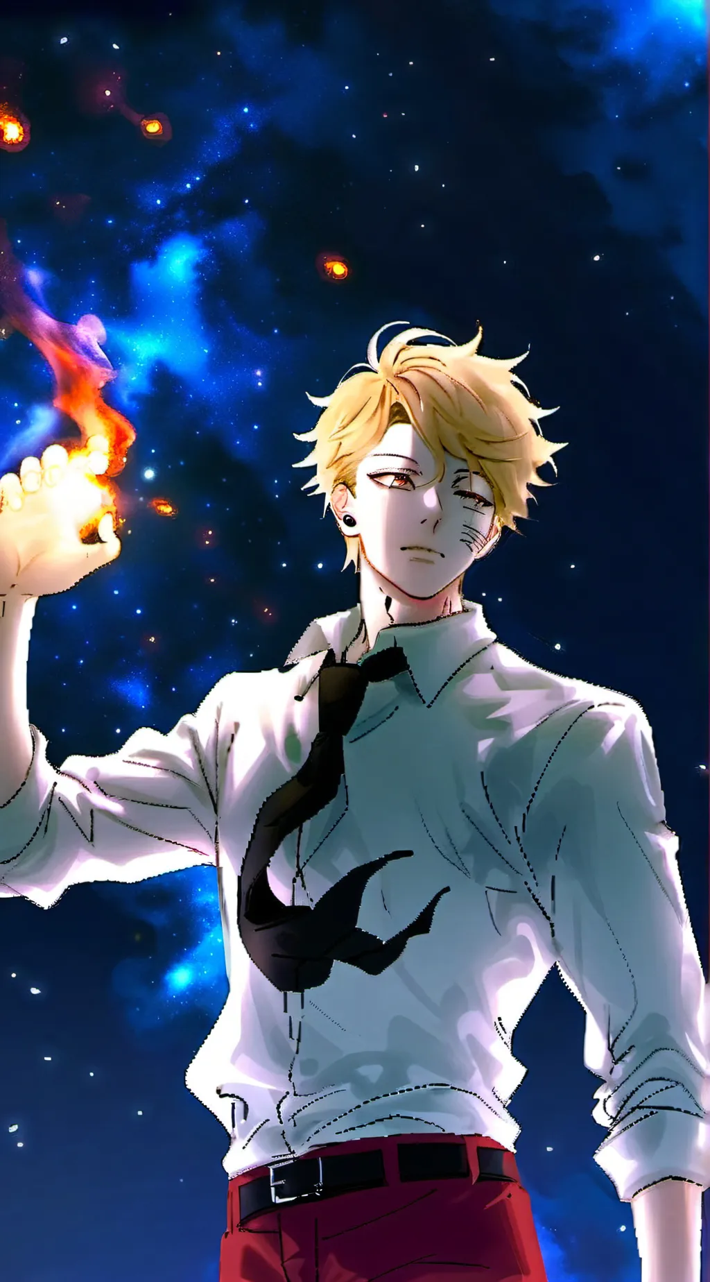 ai character: mha DEATH background