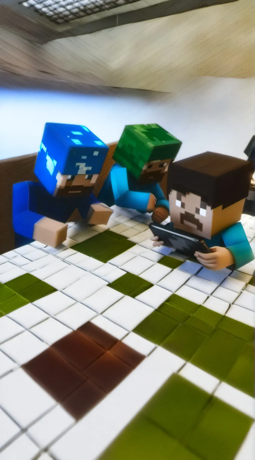 ai character: Minecraft  background