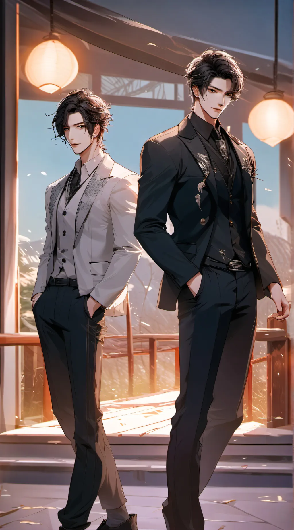 ai character: steh /  dylan nile background