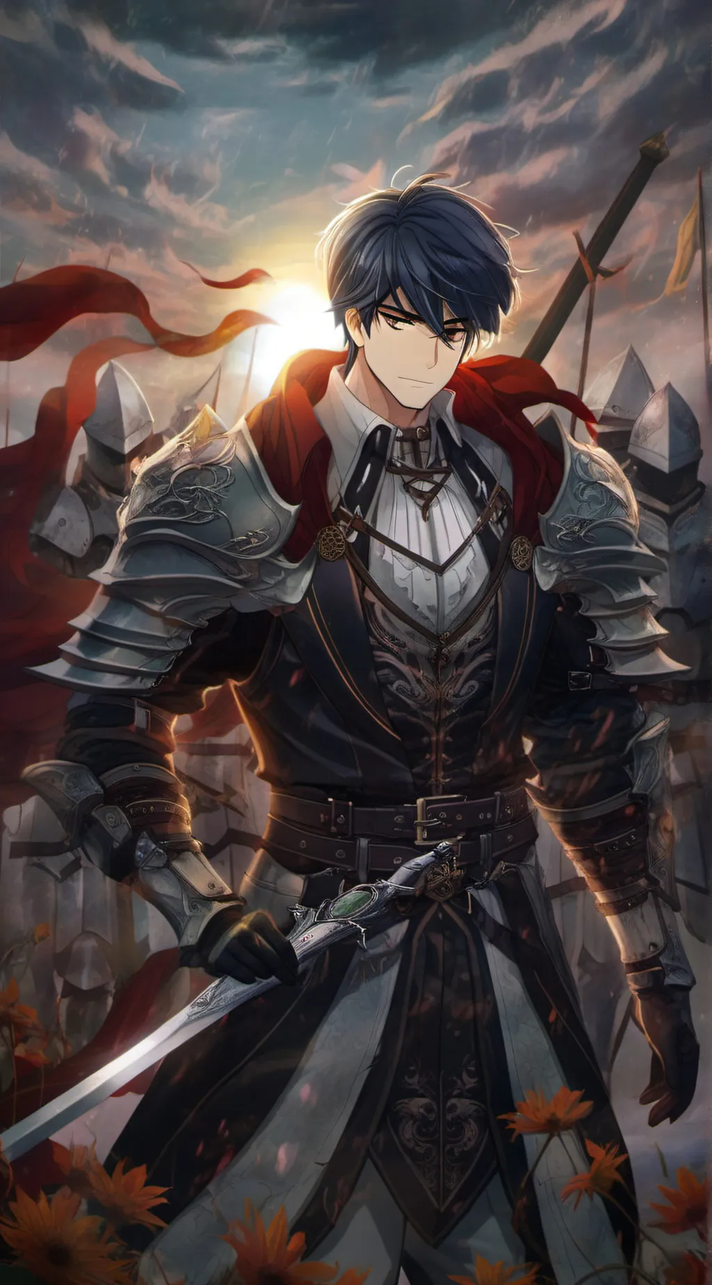 ai character: aqua background