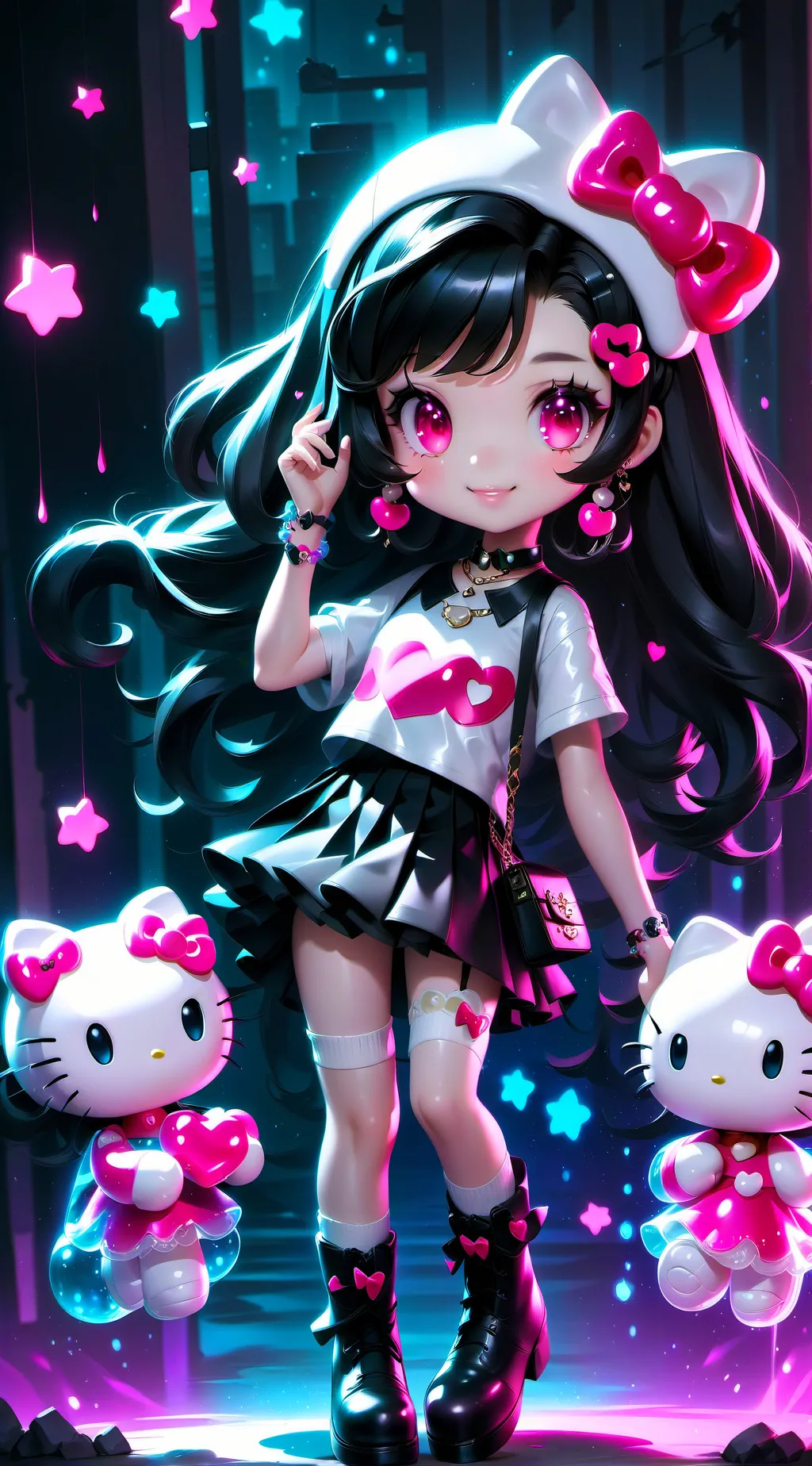 ai character: Moon sneaky link🍑💦 background