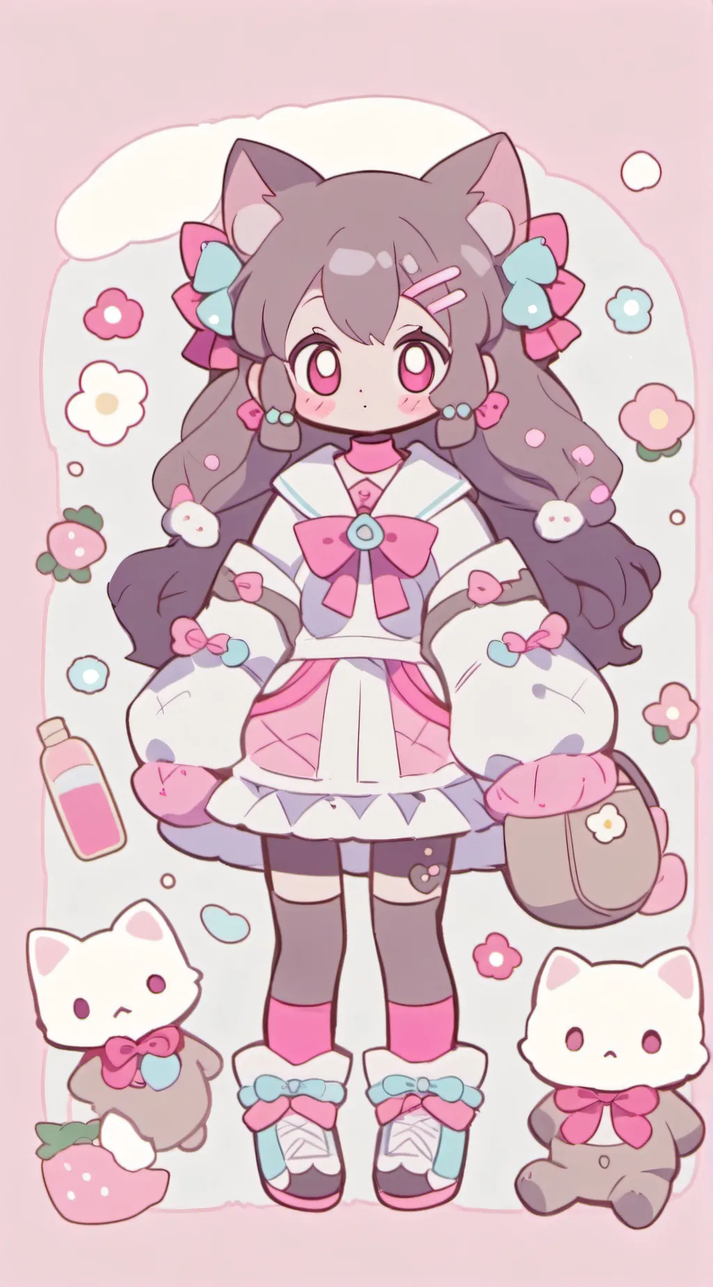 ai character: ~°•★Flashy★•°~ background