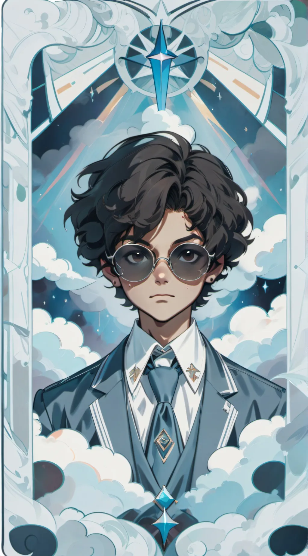 ai character: Dw and bad  background