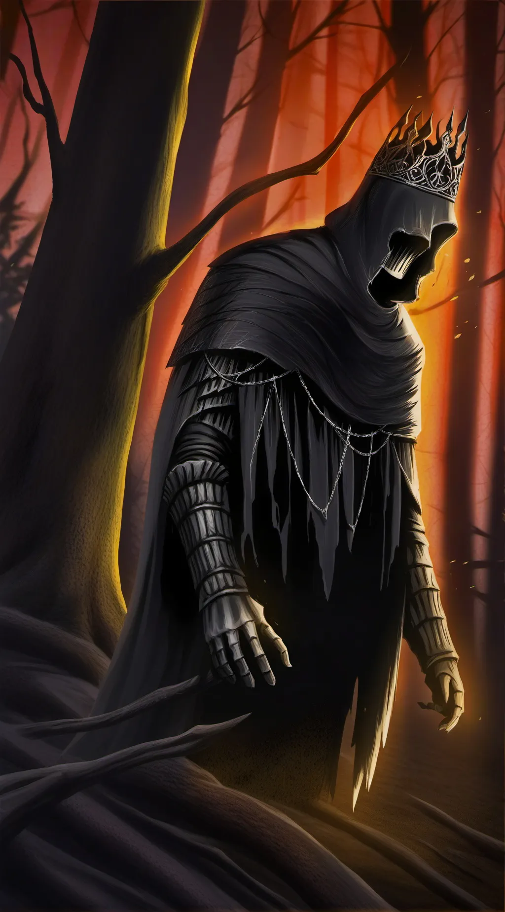 ai character: DEATH background