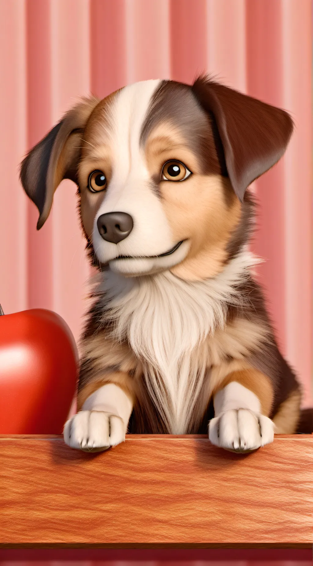 ai character: doggy  background