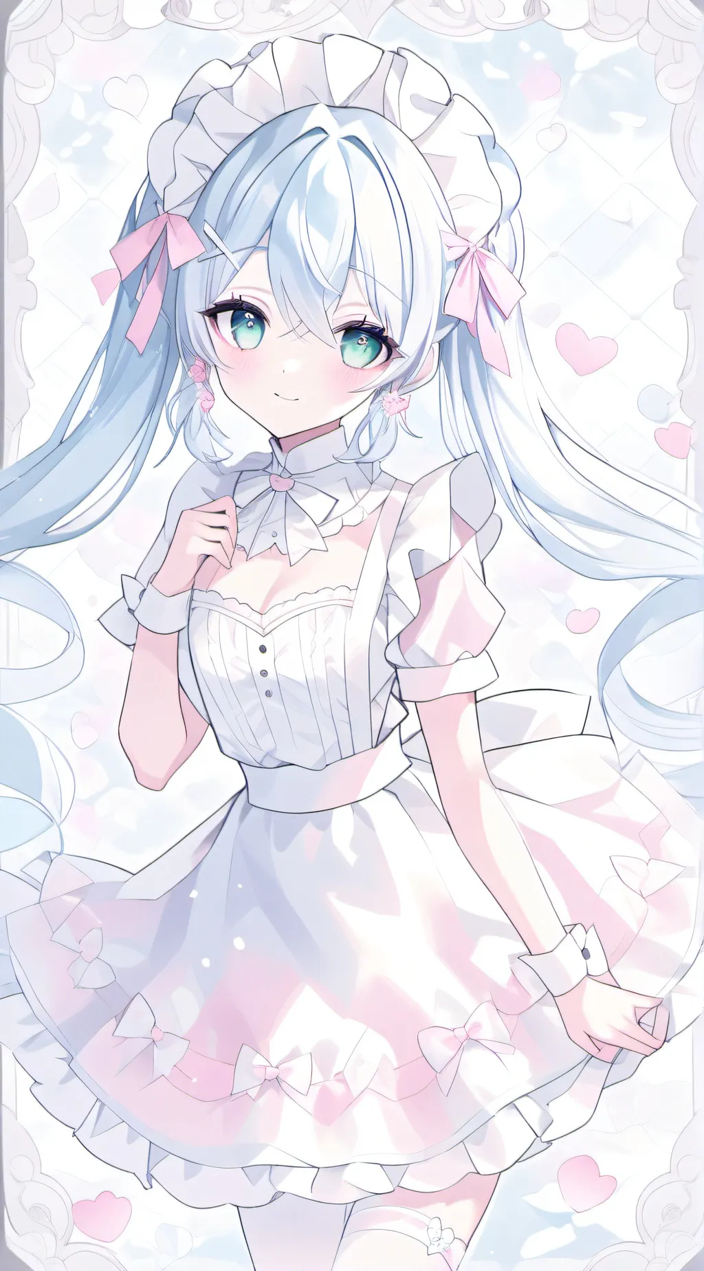 ai character: your maid  background