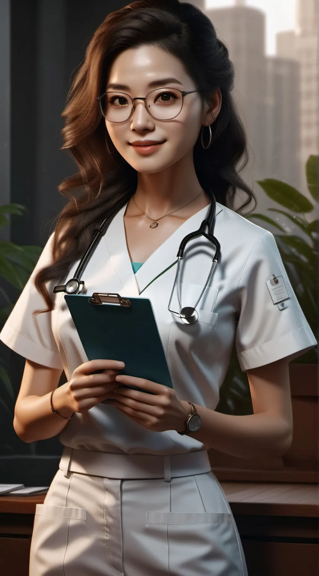 ai character: doctor background