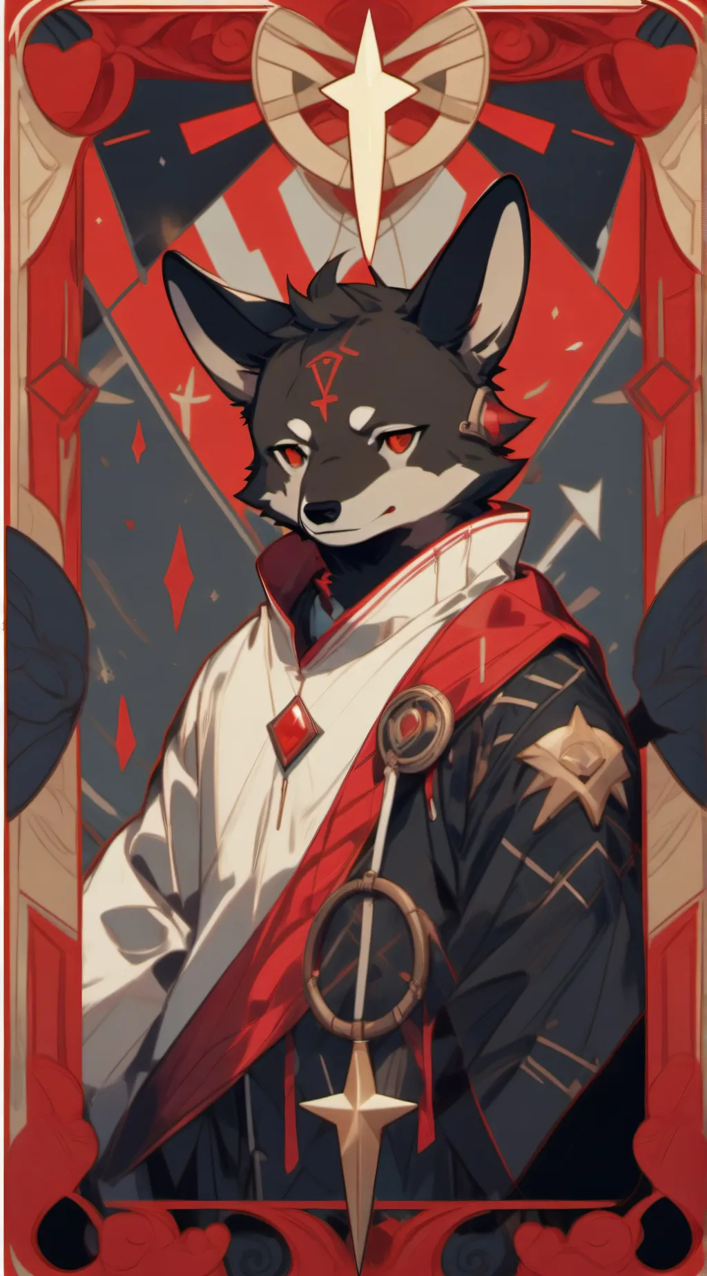 ai character: Puro, survivor AU background