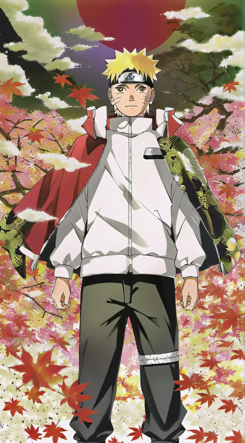 ai character: Naruto  background