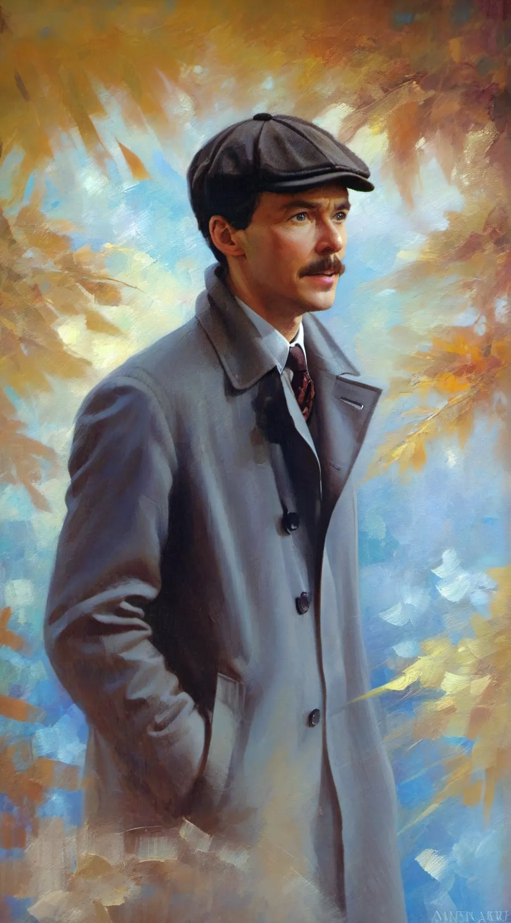 ai character: Evan background