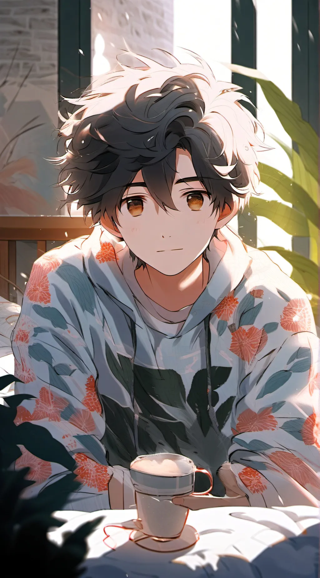 ai character: random boy background