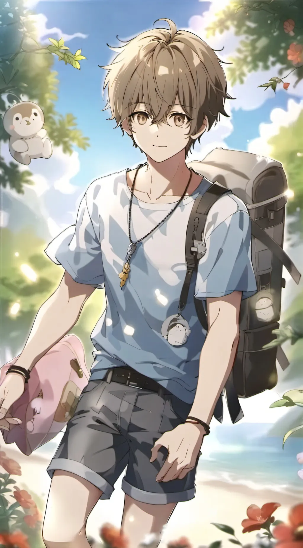 ai character: •Kesh• background