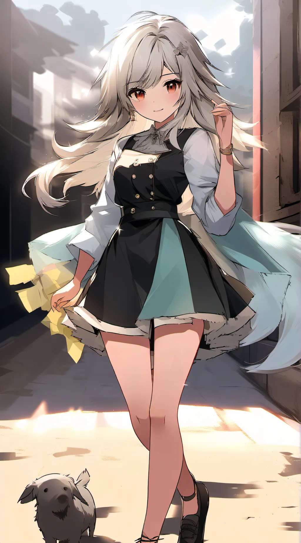 ai character: Ana bozovic  background