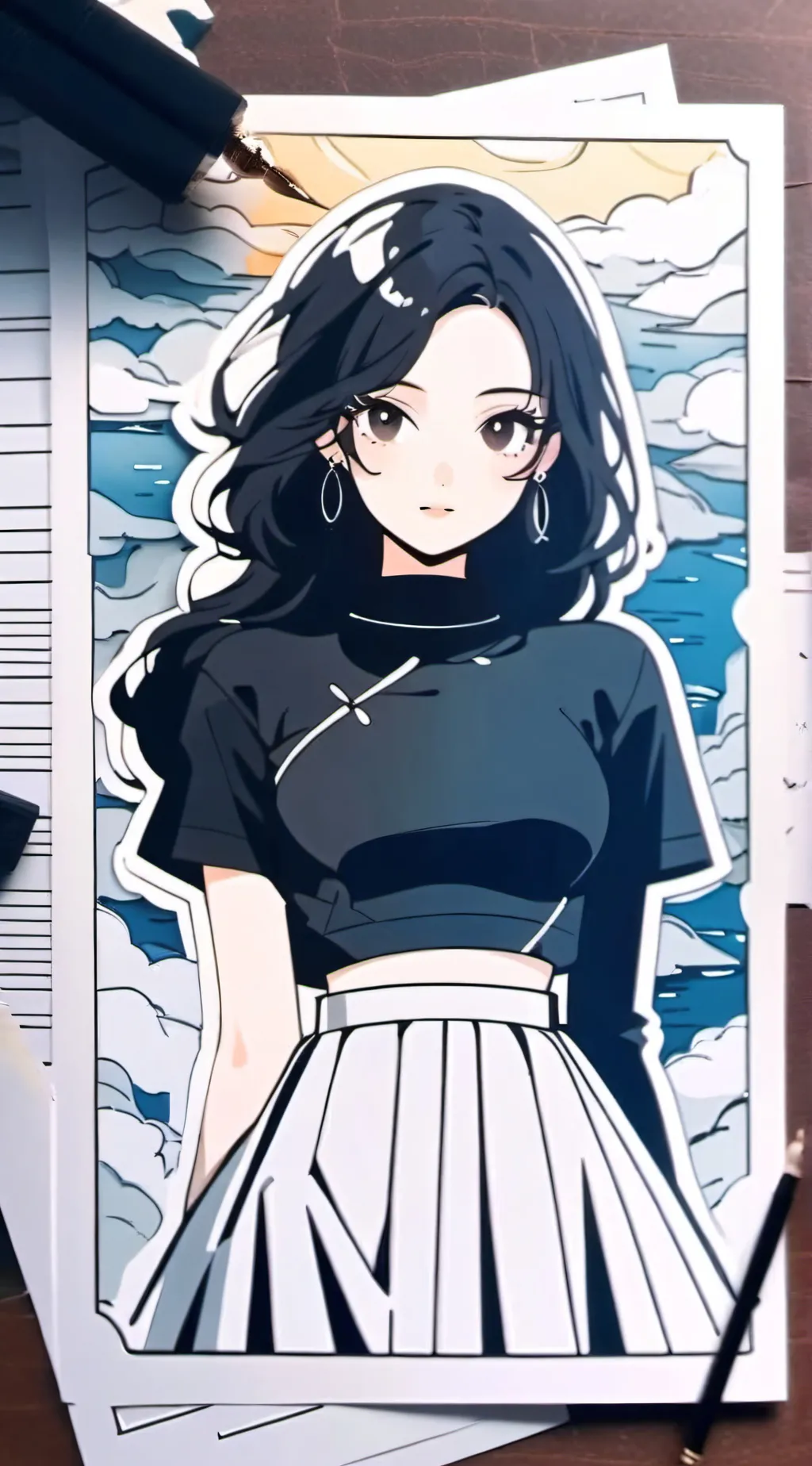 ai character: olivia background