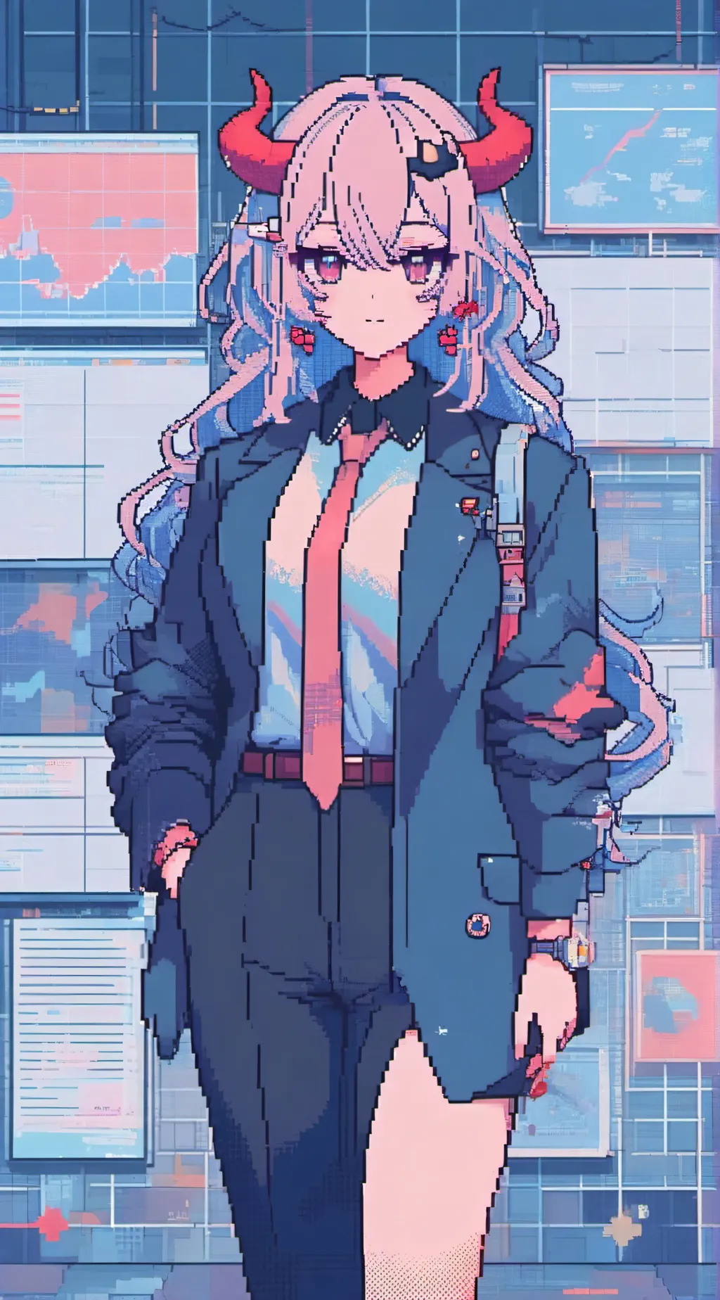 ai character: Maki background