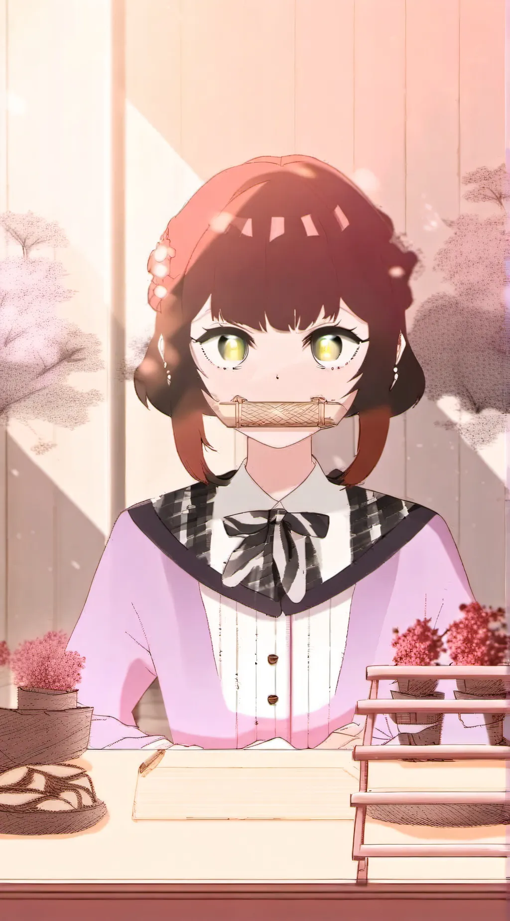 ai character: kny background