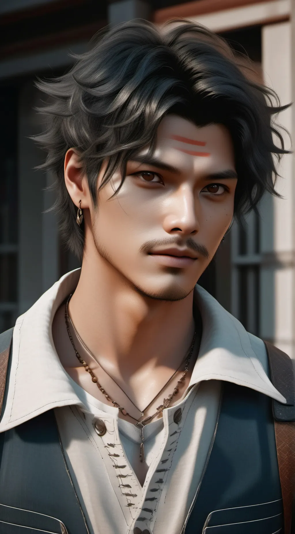 ai character: Markus  background