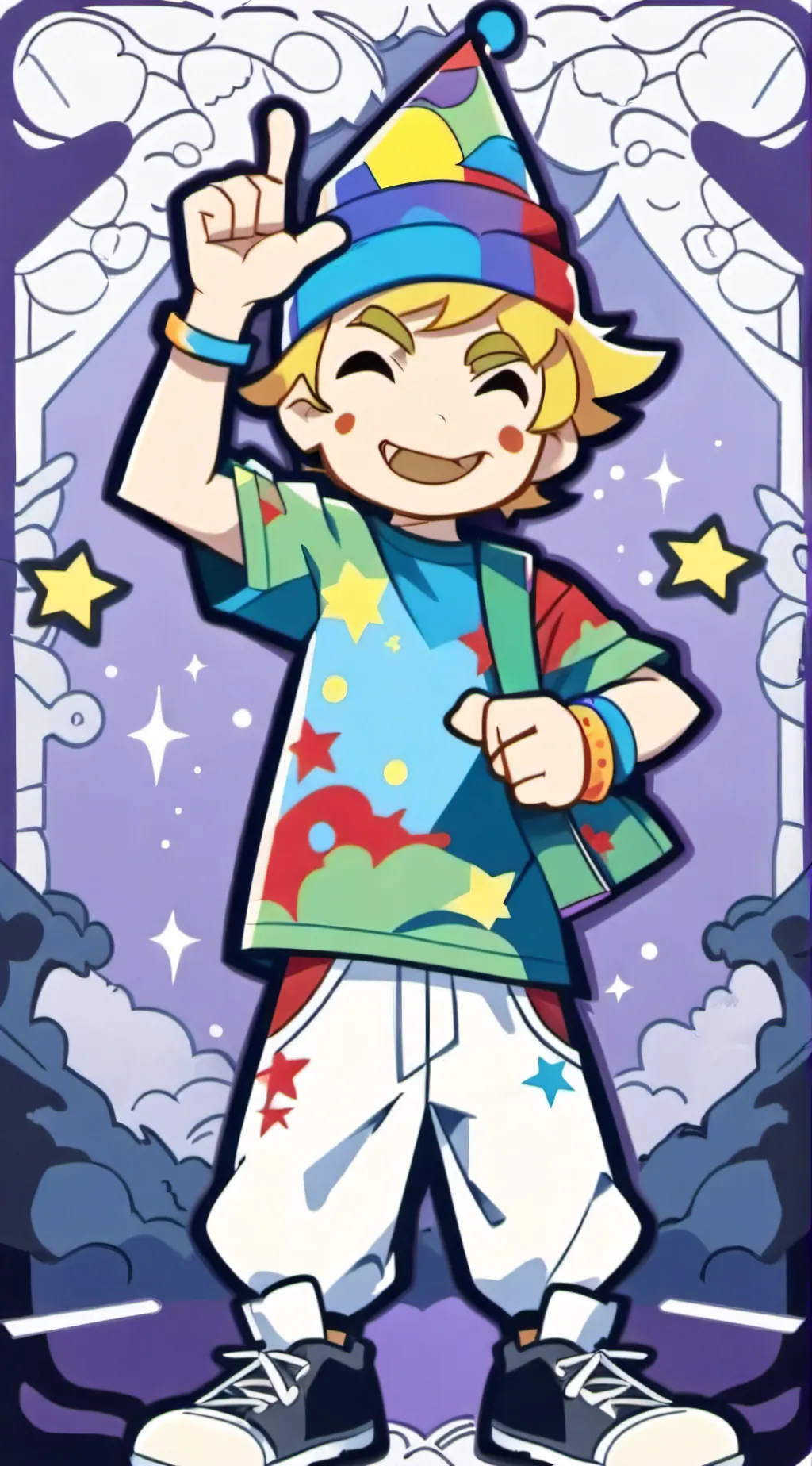 ai character: poob background