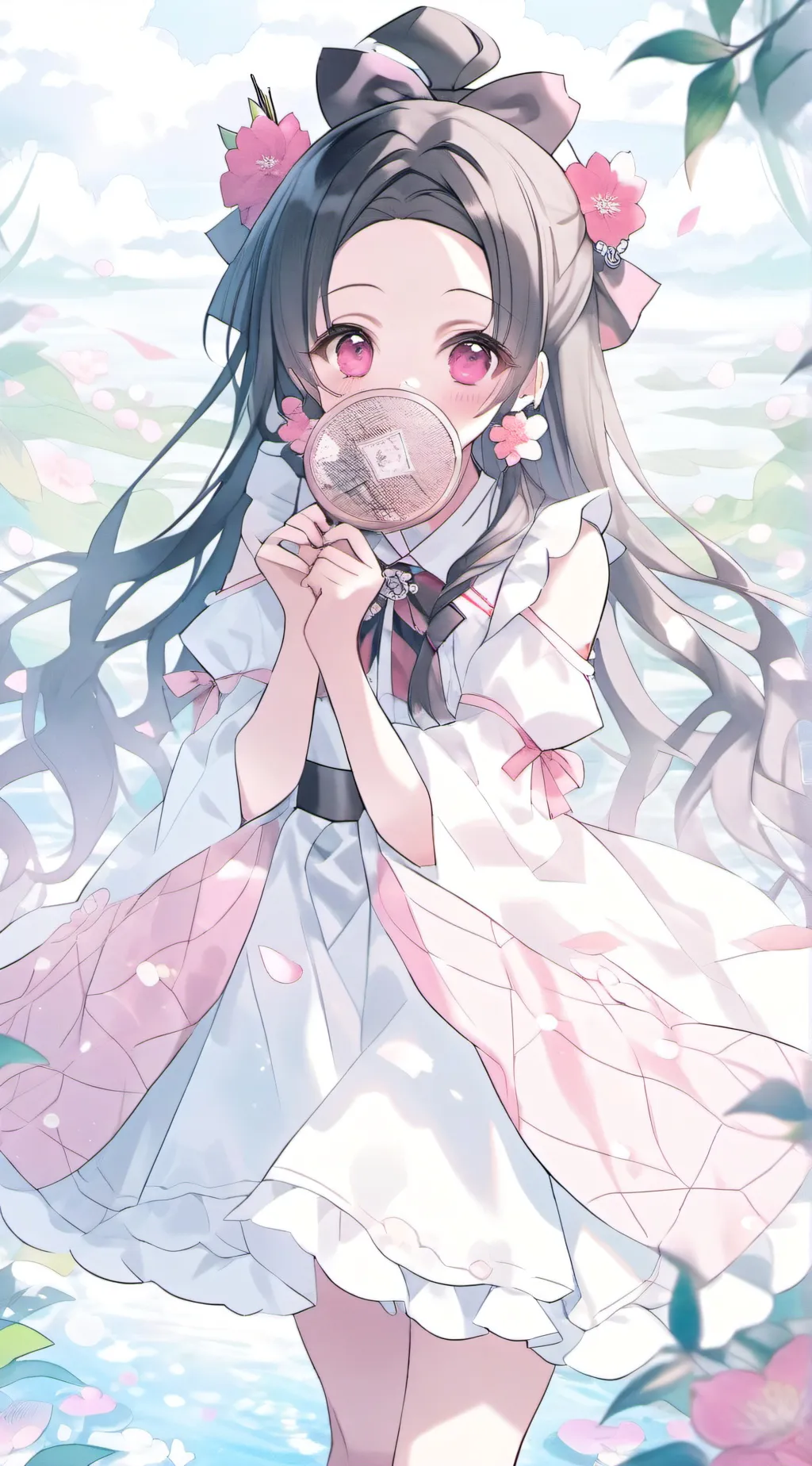 ai character: Nezuko background