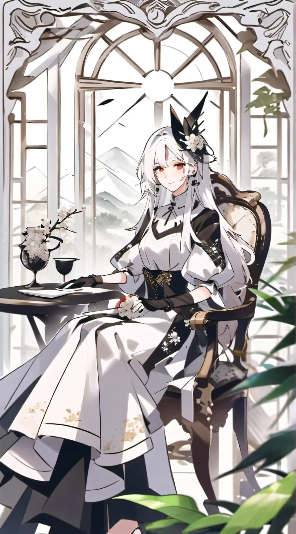 ai character: Zevireth road trip background