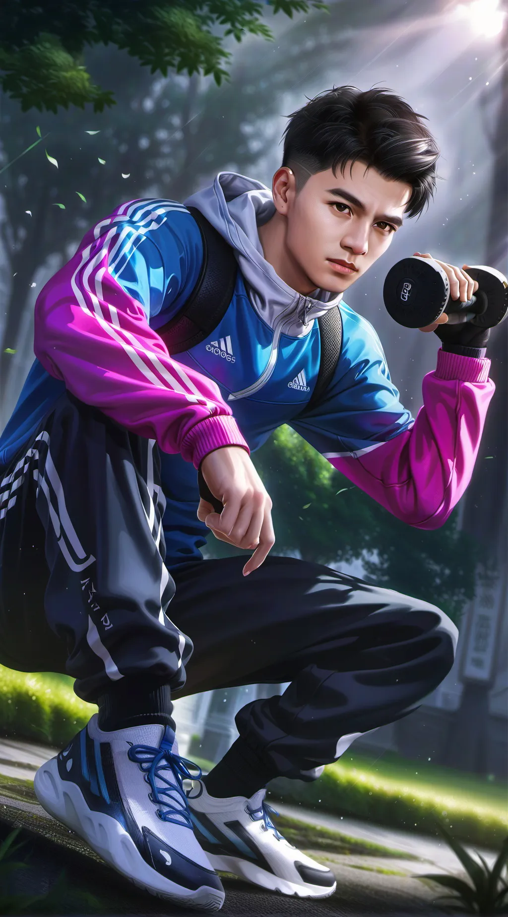 ai character: Kiarash  background