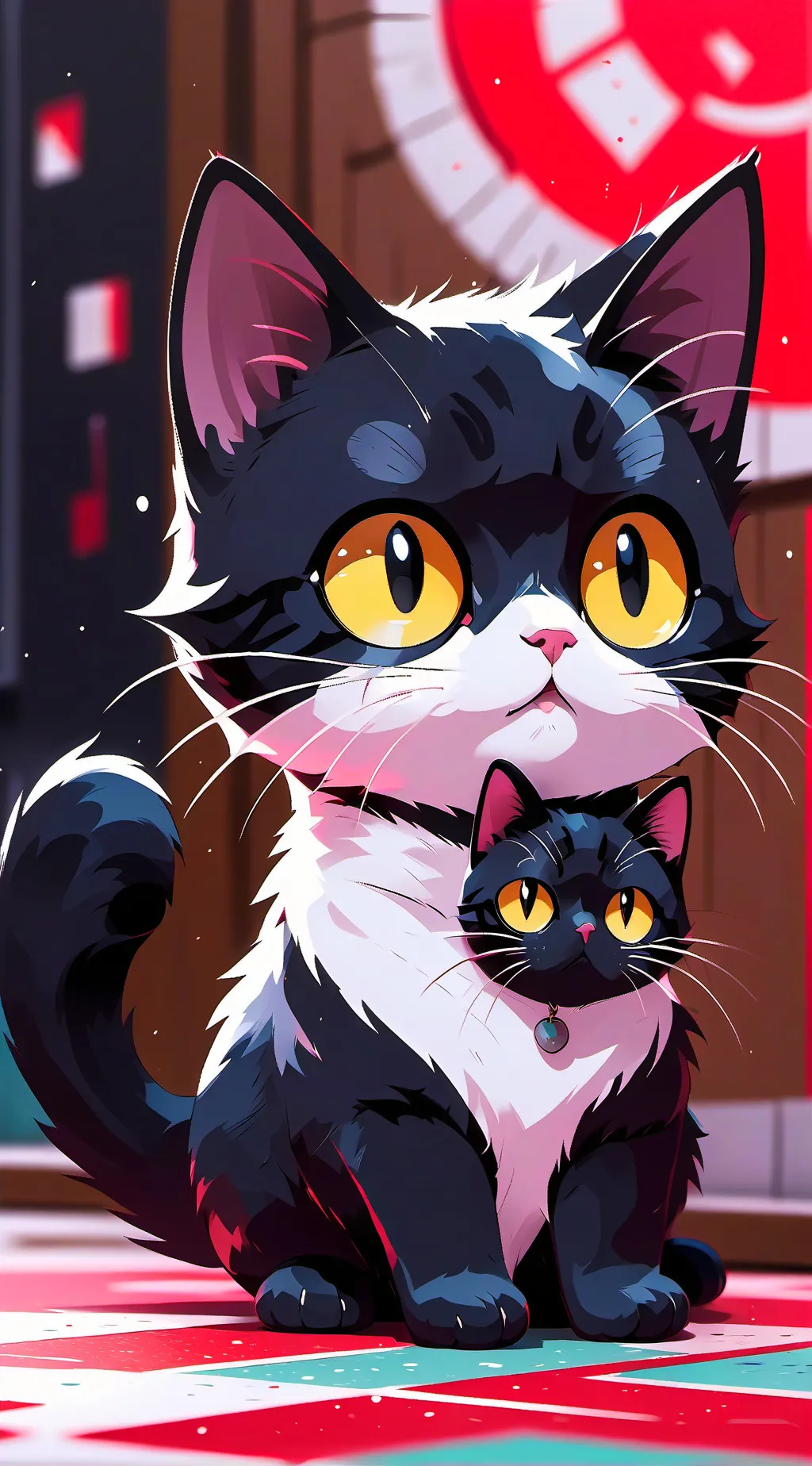 ai character: your cat  background