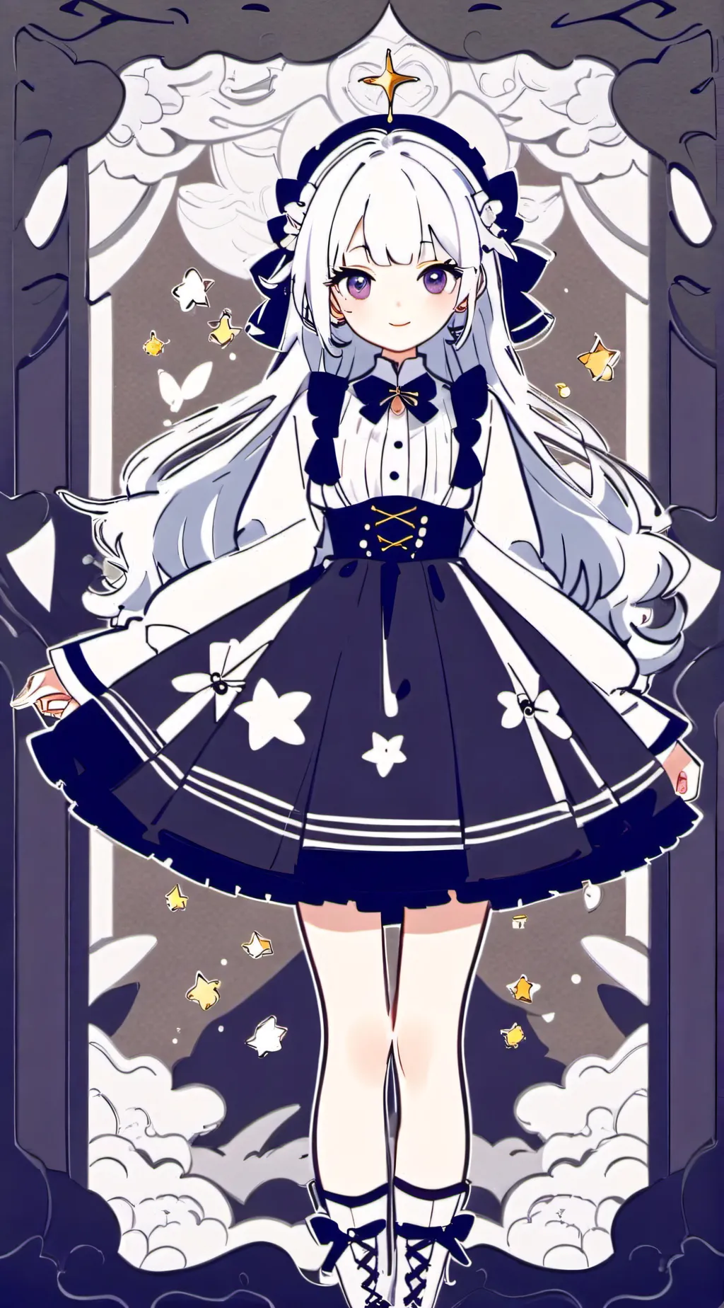 ai character: Star background