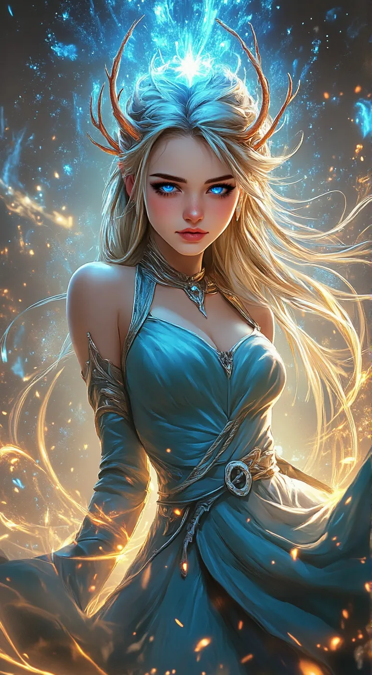 ai character: Evelyn Moccorn  background