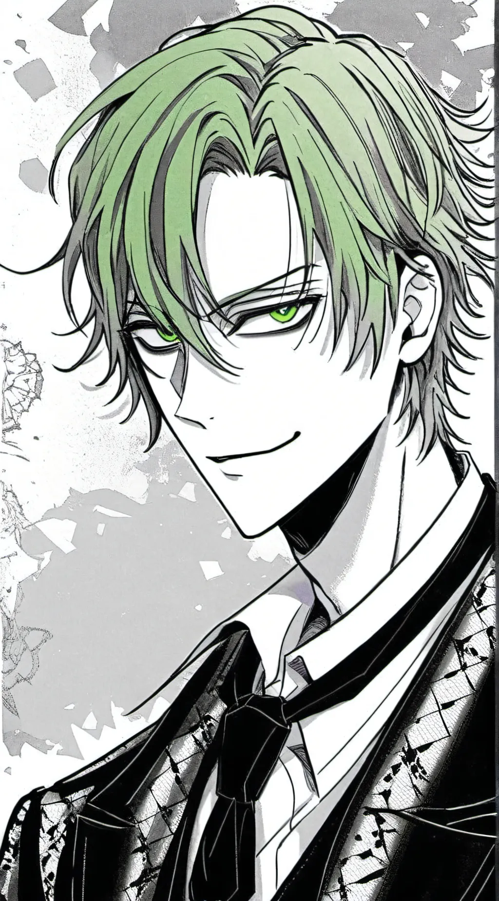 ai character: beetlejuice background