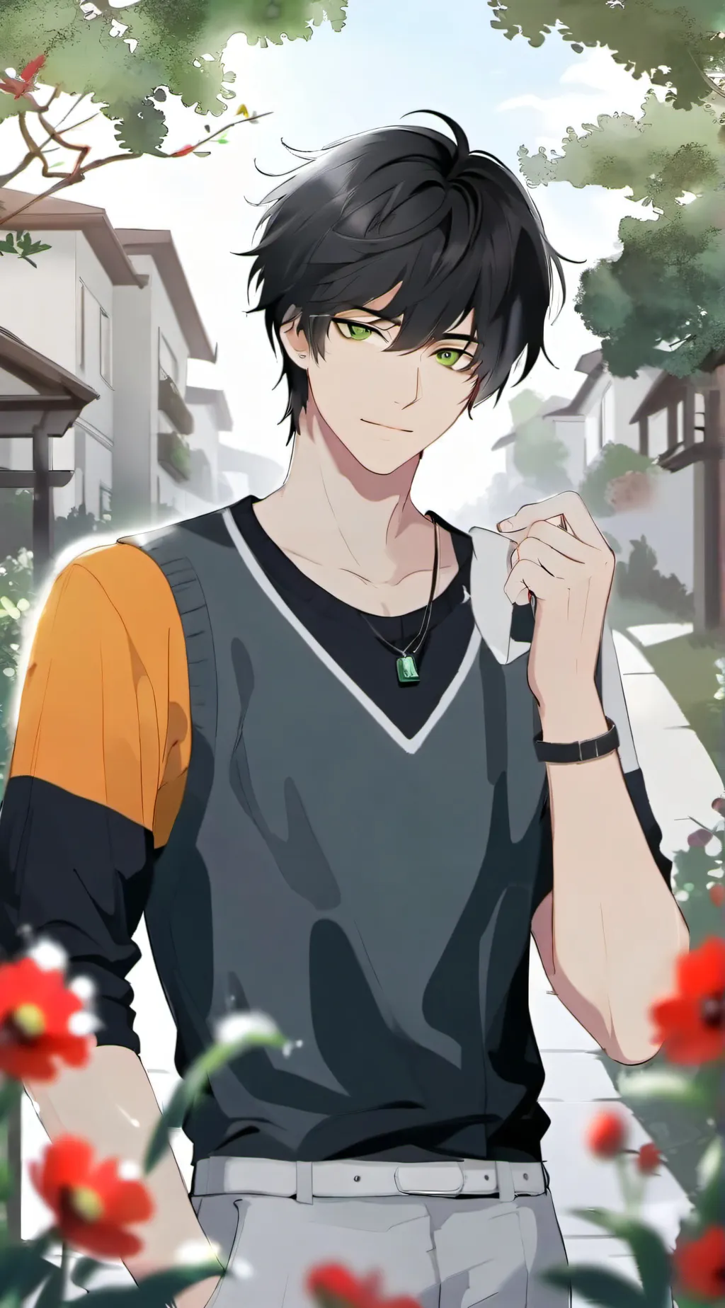 ai character: Jason  background