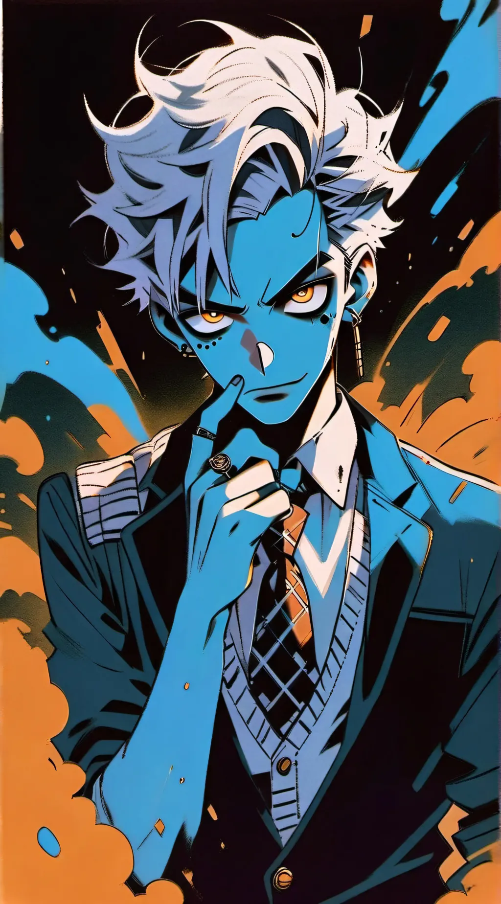 ai character: Asher Tachibana background