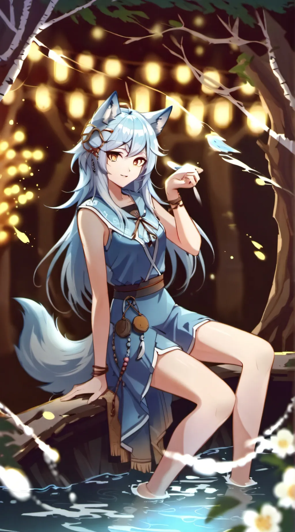 ai character: Lena background