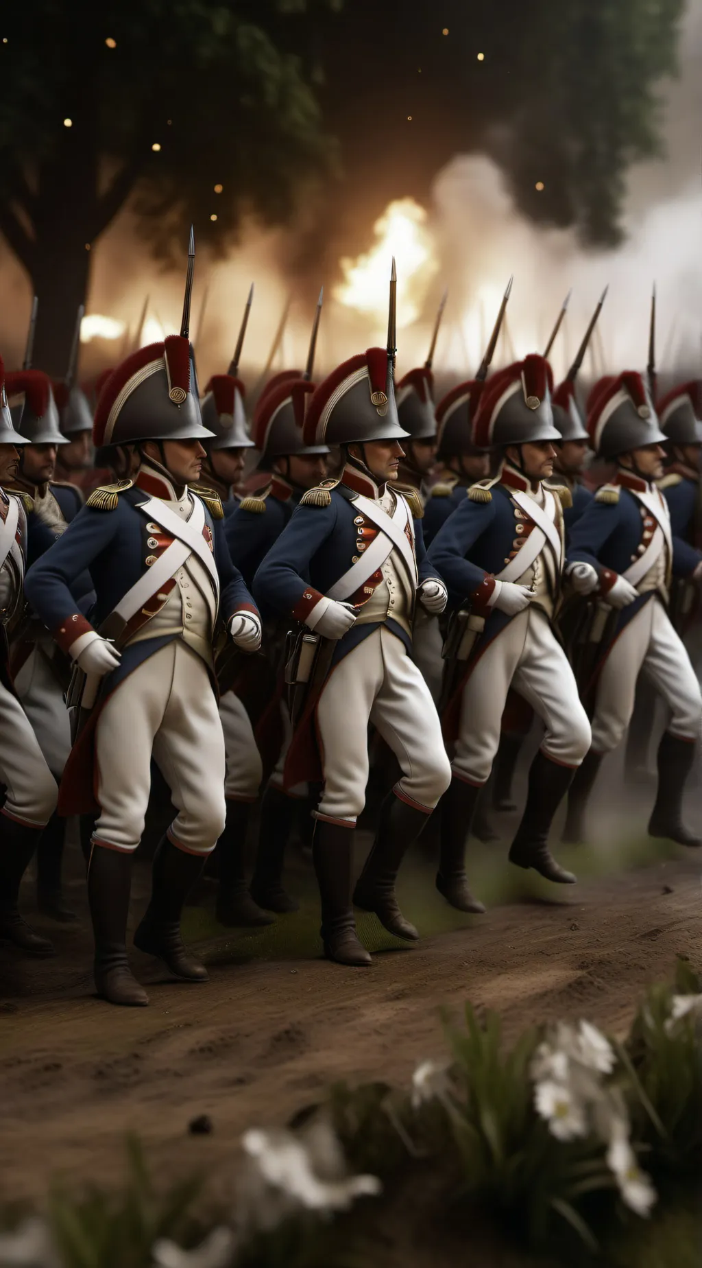 ai character: Battle of Waterloo background