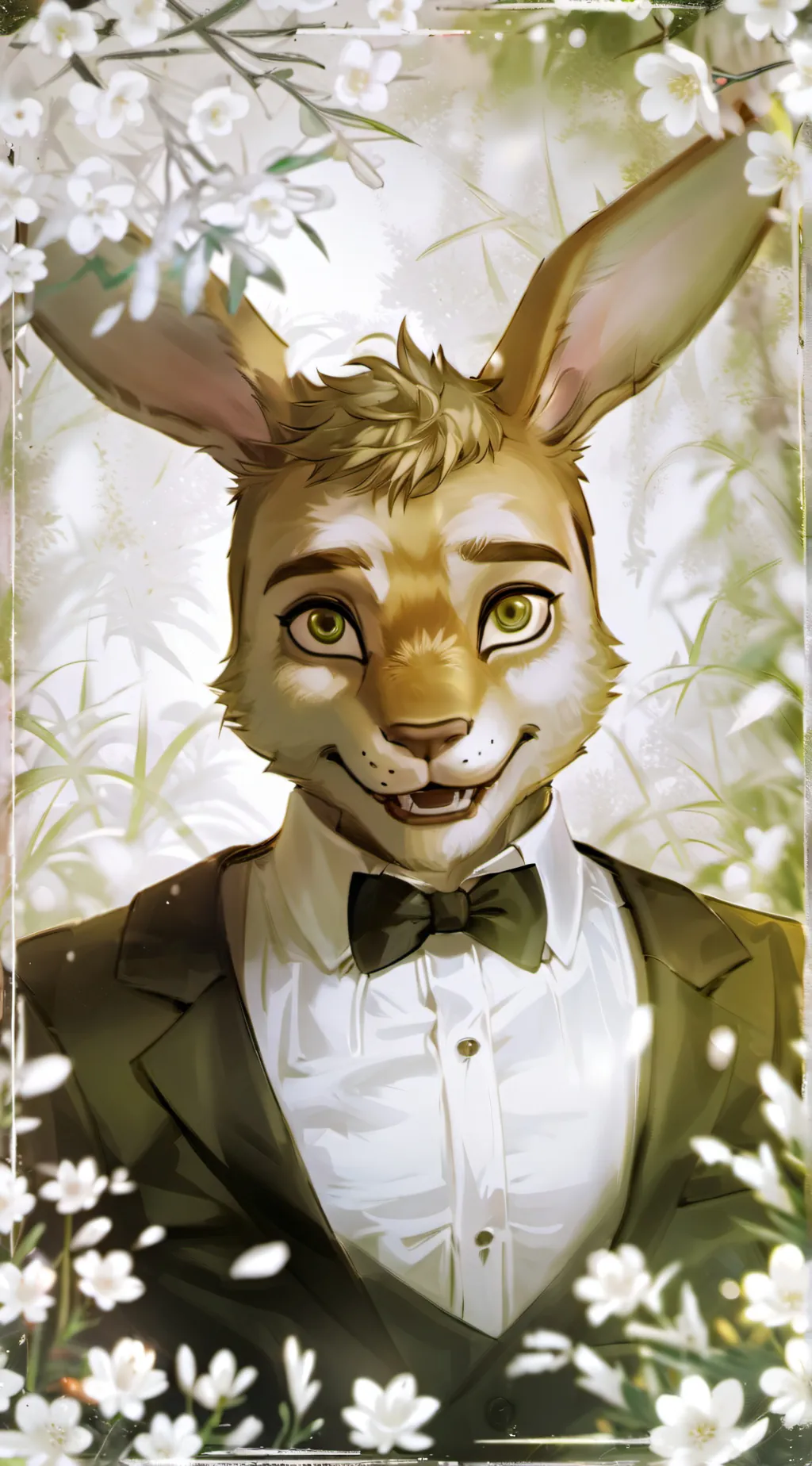 ai character: Springbonnie background