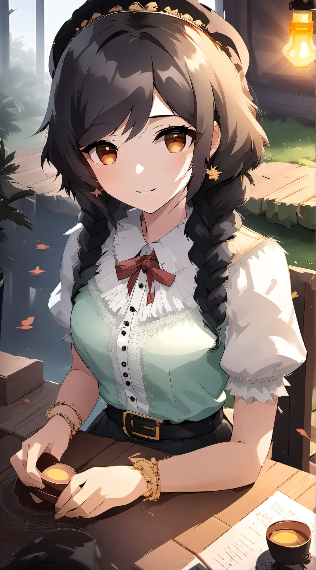 ai character: demon slayer background