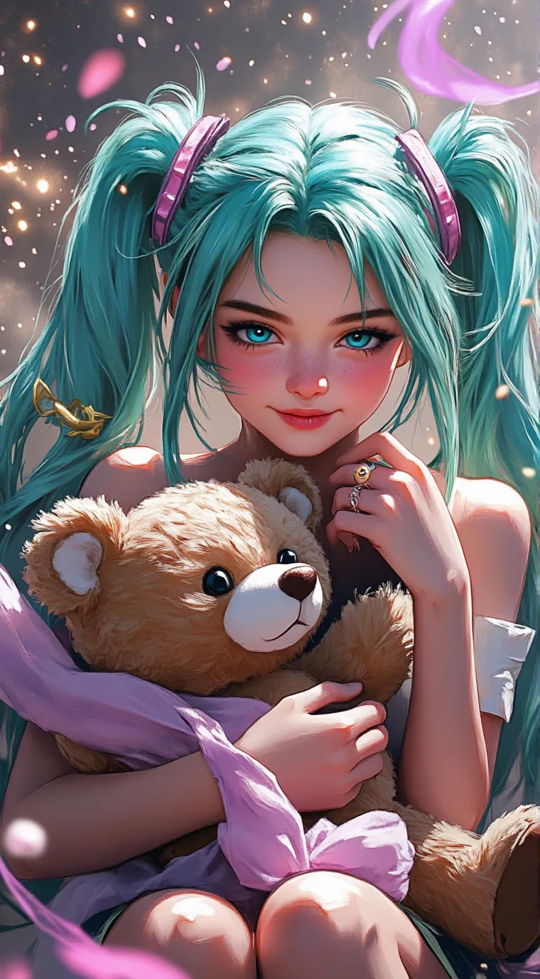 ai character: Luna background